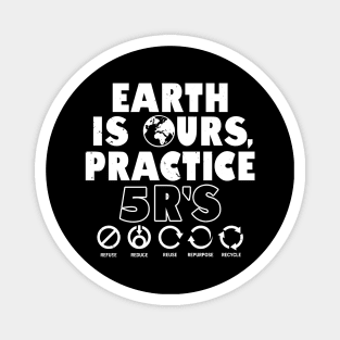 Earth Day 2024 Environmental Poetic Slogan Magnet